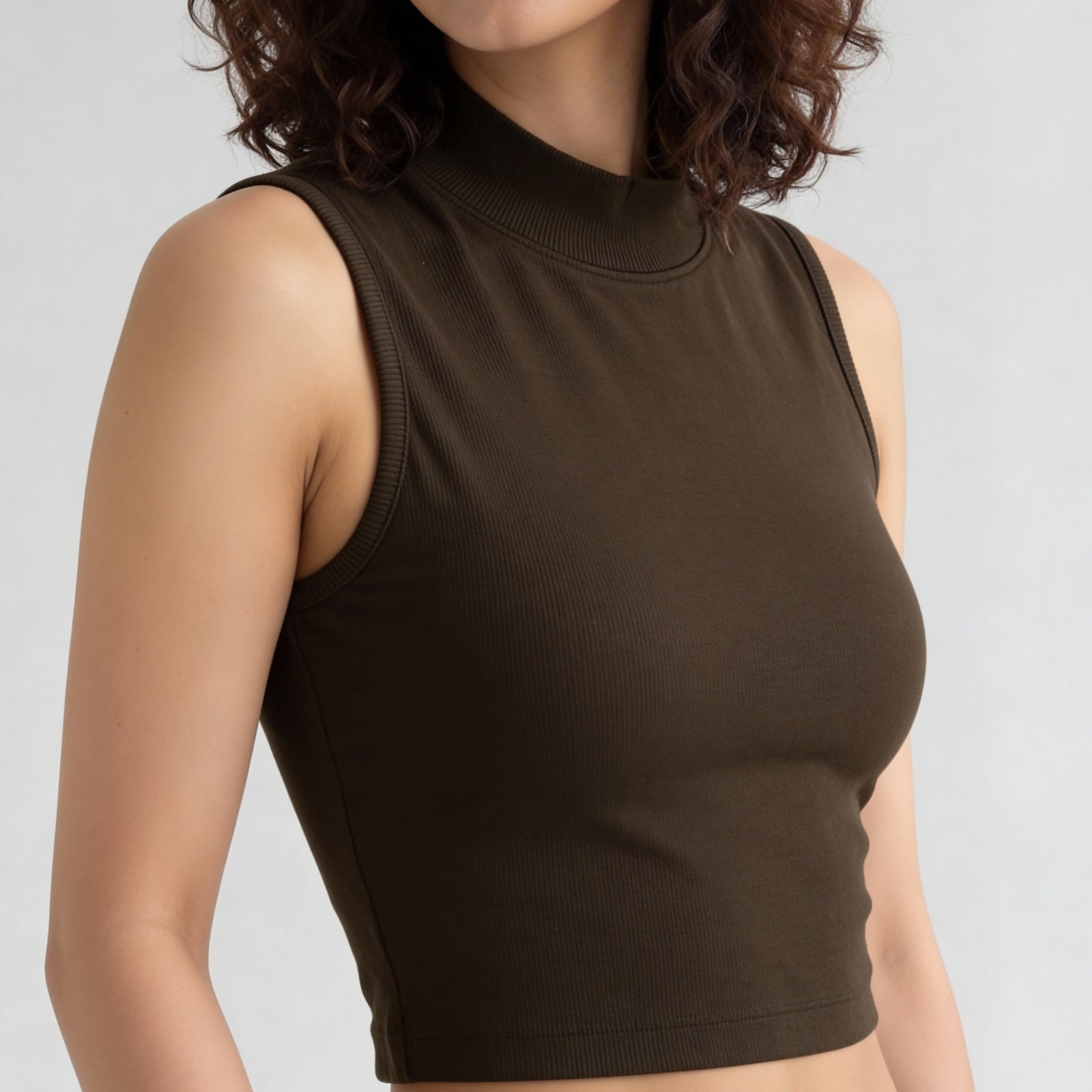 Betty Mock Neck Tank Top