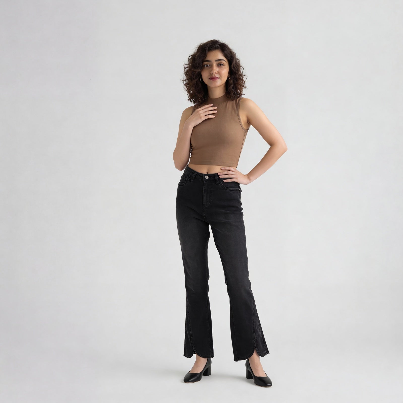 Betty Mock Neck Tank Top