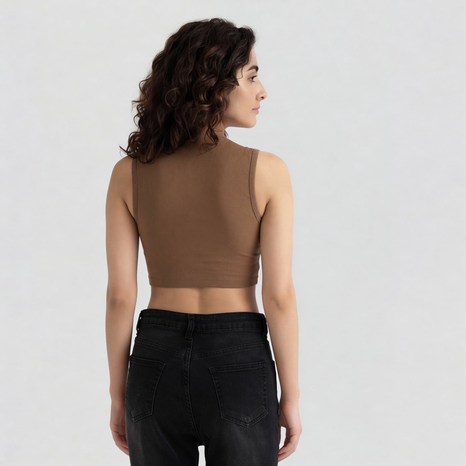 Betty Mock Neck Tank Top