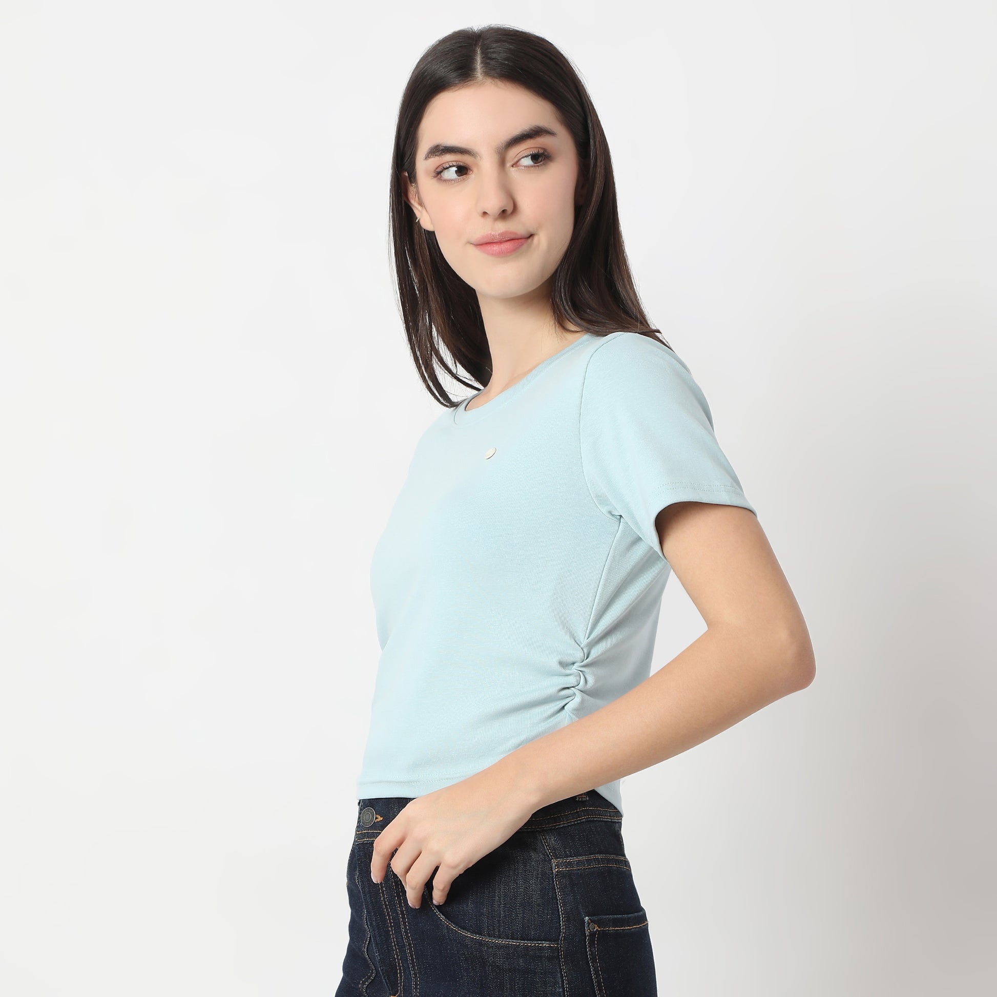 Slim Fit Solid T-Shirt