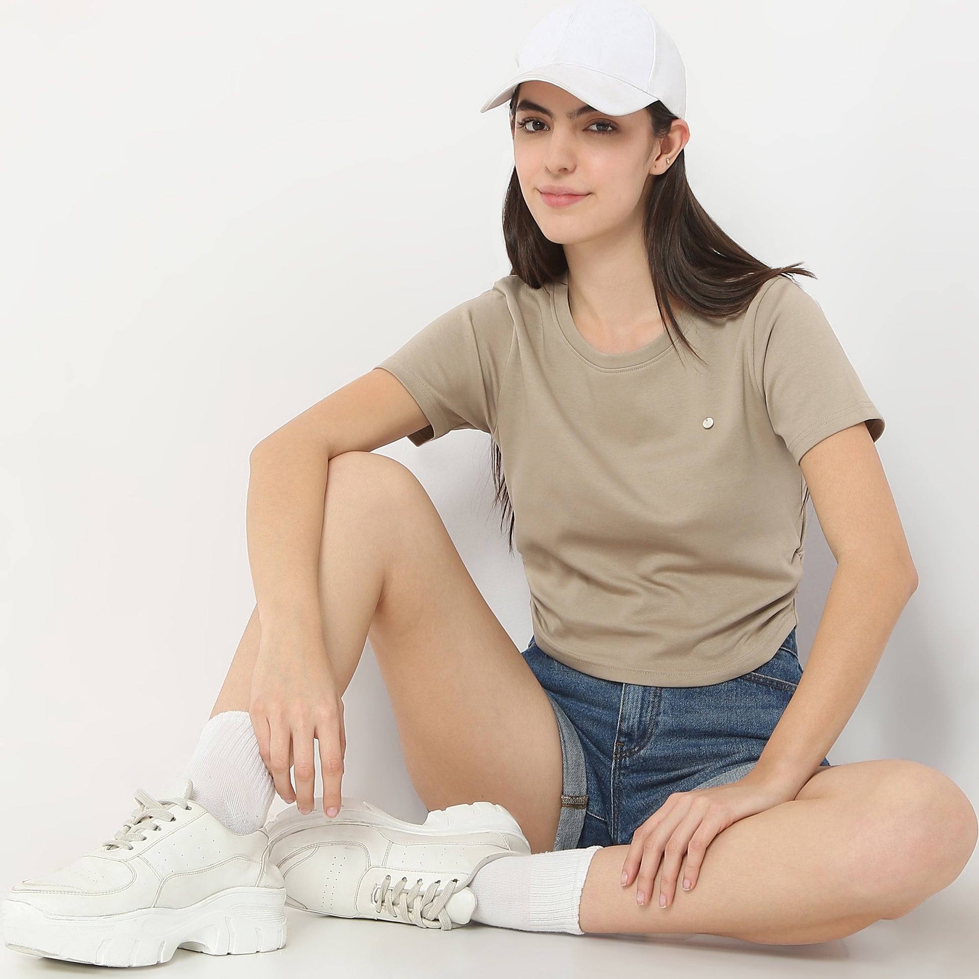 Slim Fit Solid T-Shirt