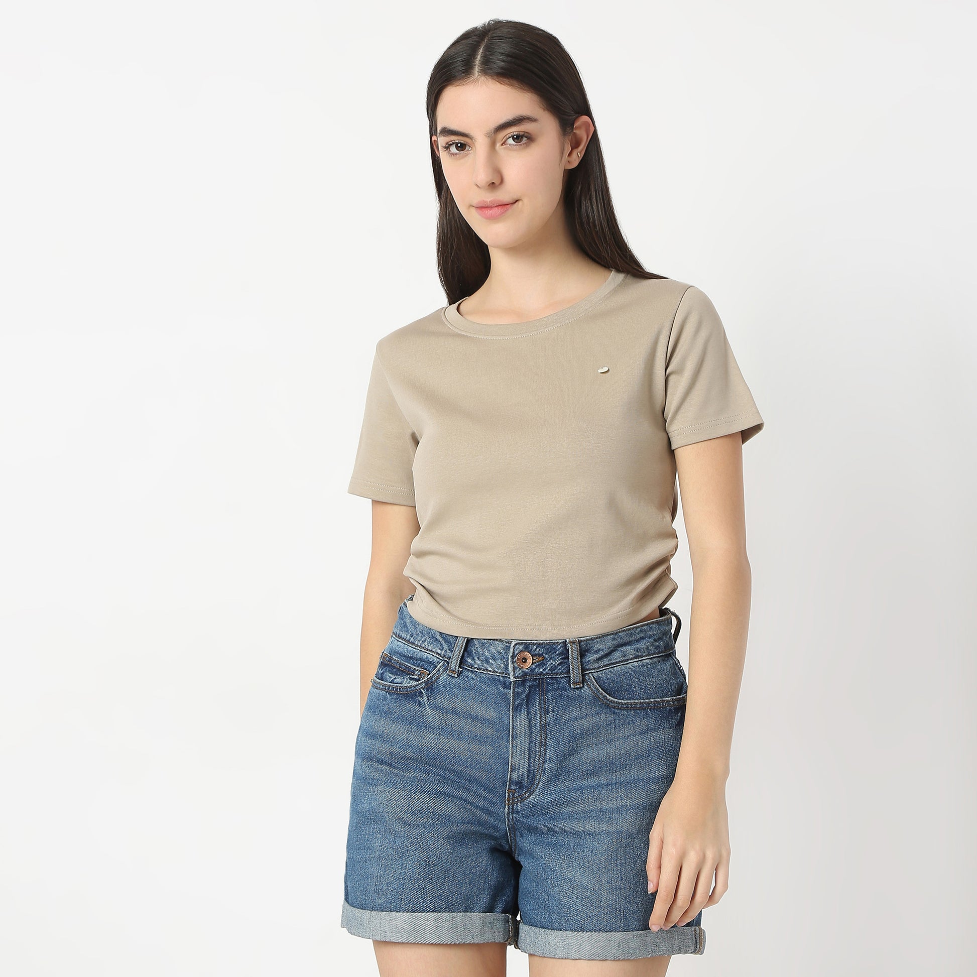 Slim Fit Solid T-Shirt