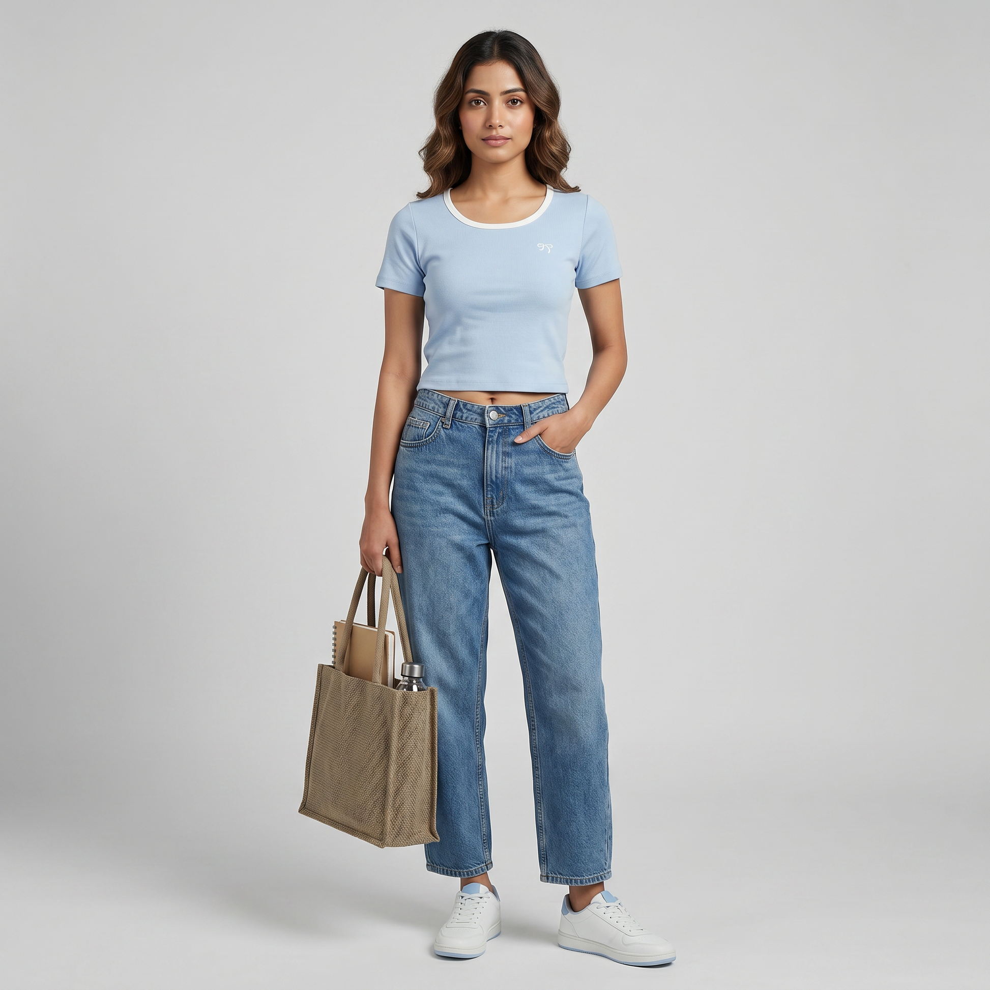 Slim Fit Cropped T-Shirt