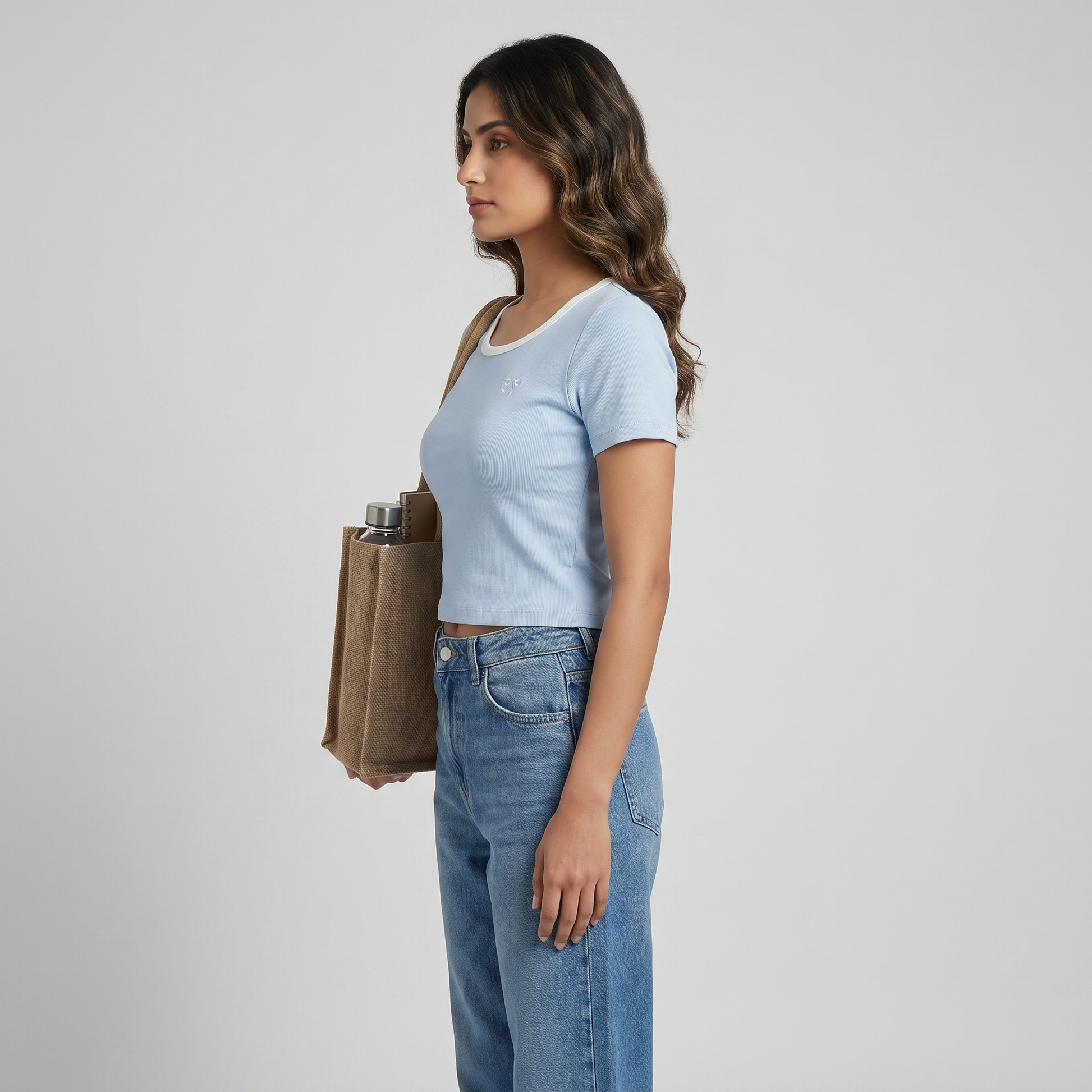 Slim Fit Cropped T-Shirt