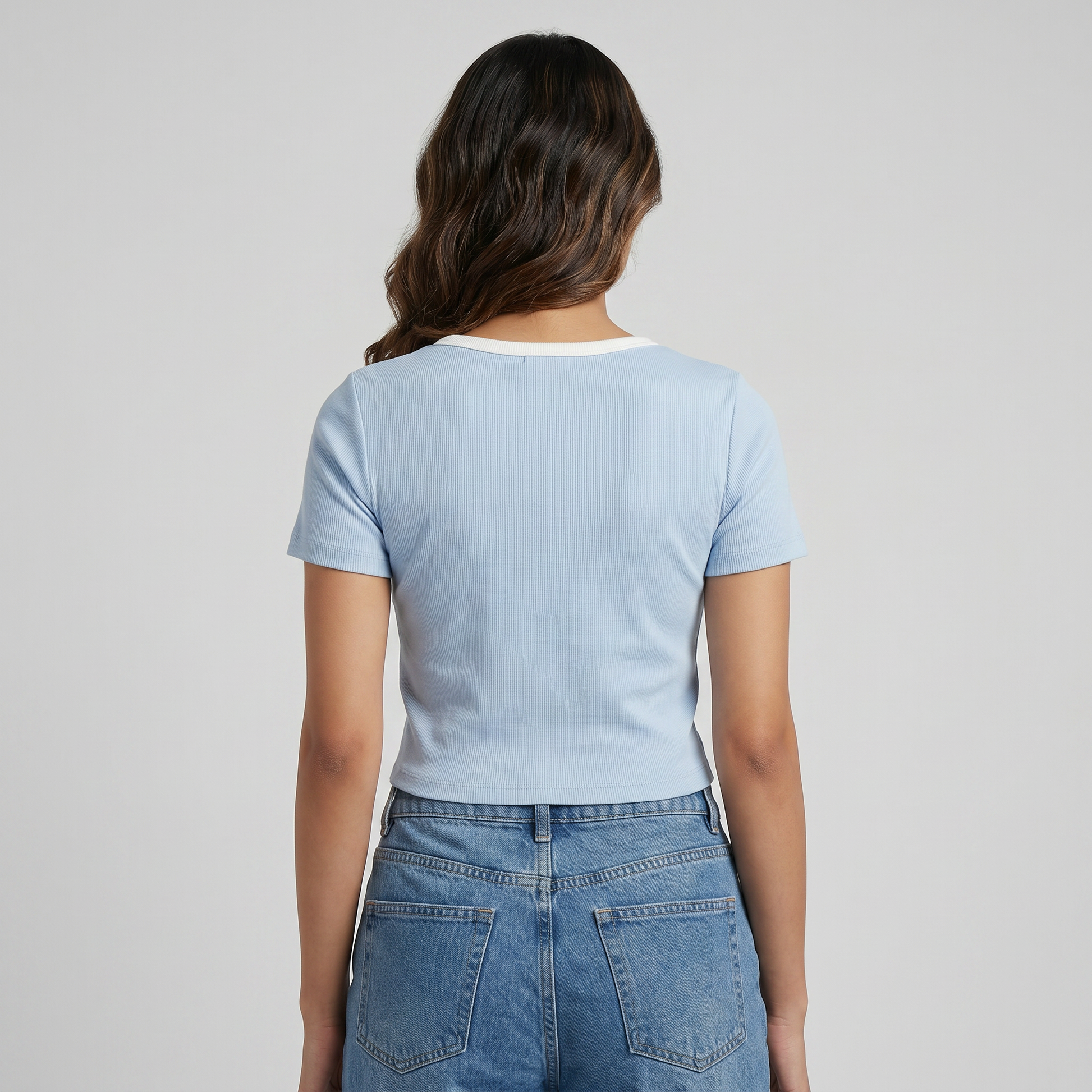 Slim Fit Cropped T-Shirt