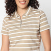 Striped Polo Neck Betty T-Shirt