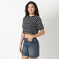 Betty Essential T-Shirt with Black and White Stripes