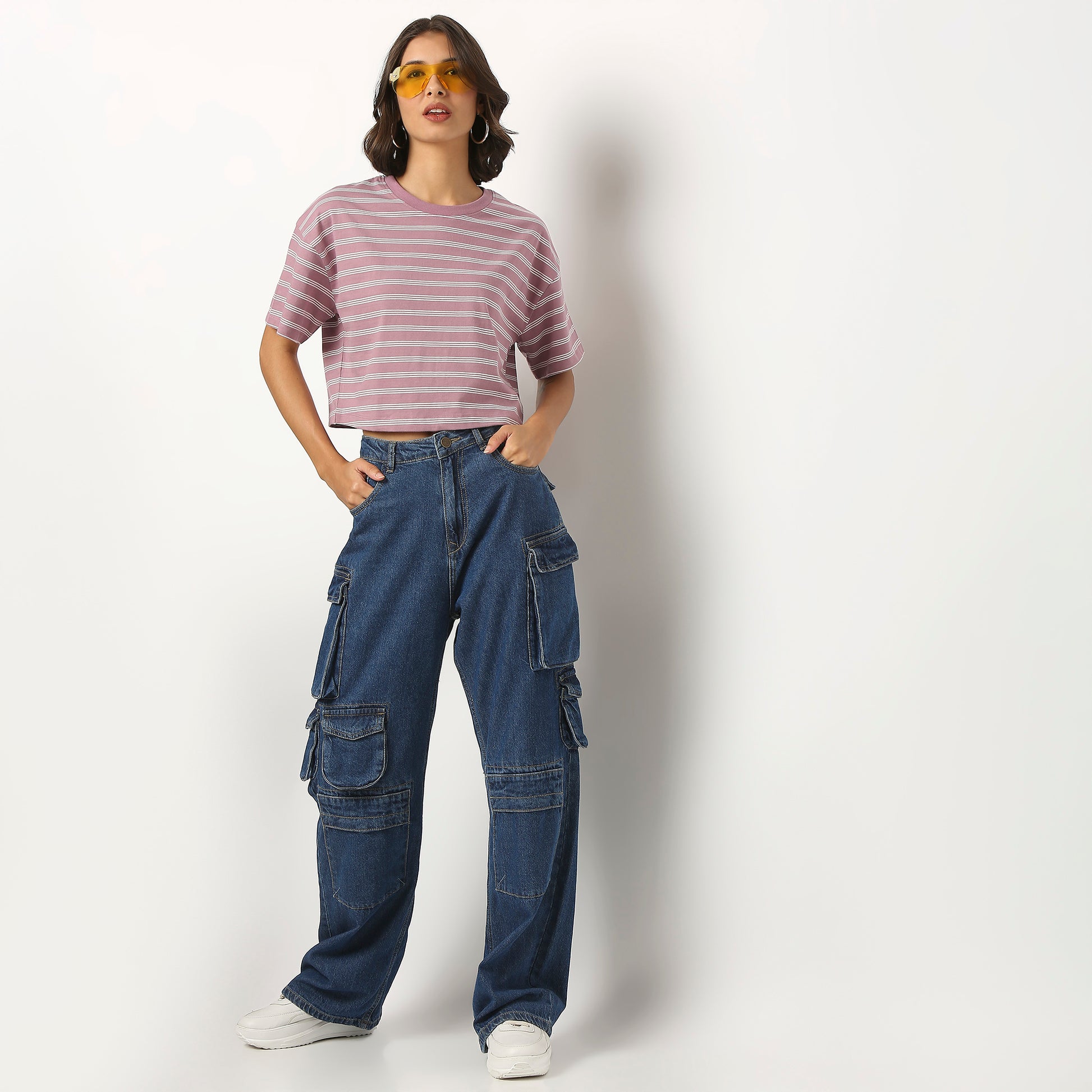 Betty Essential T-Shirt with Black and White Stripes