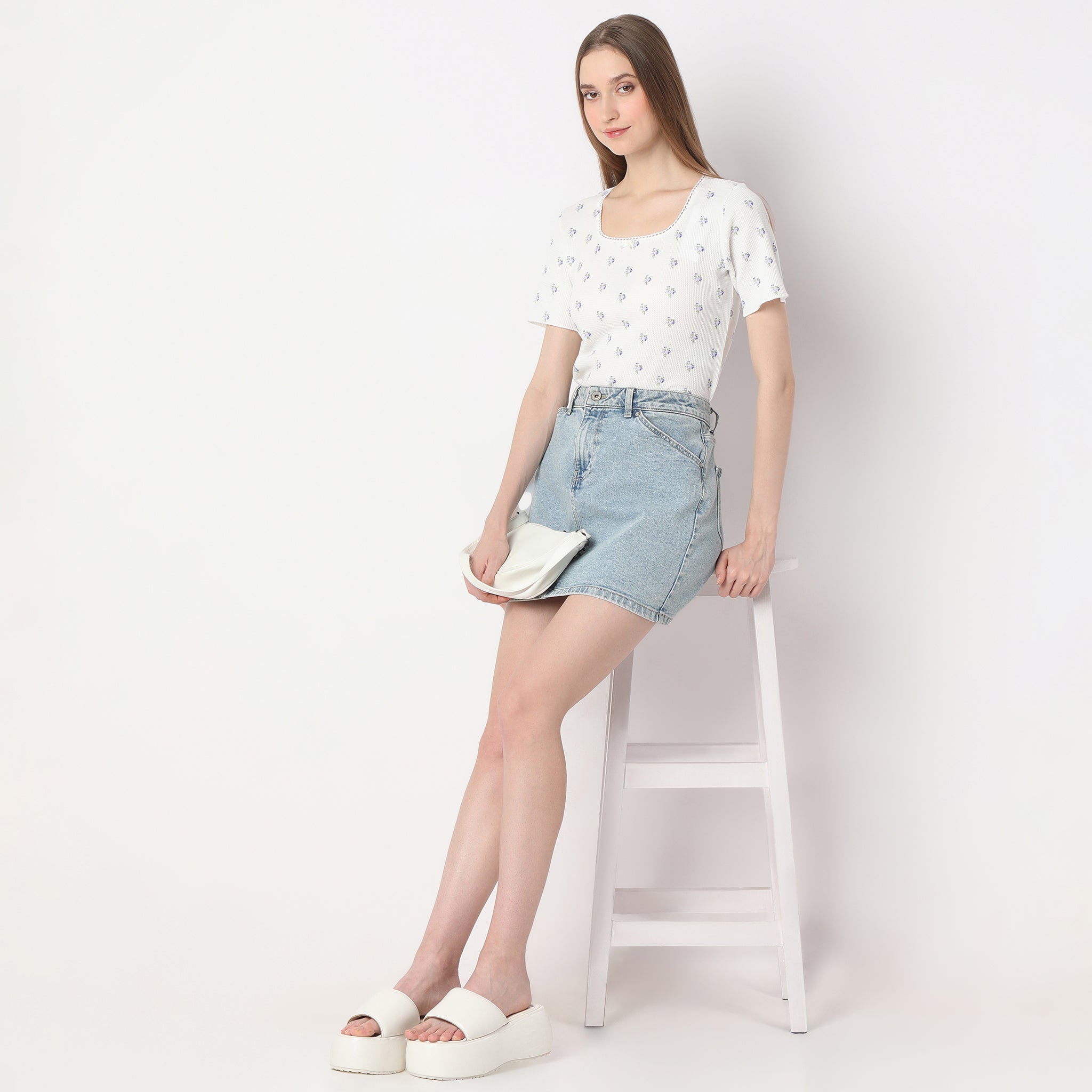 Slim Fit Printed Regular Length T-Shirt