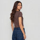 Striped Betty Cropped T-Shirt