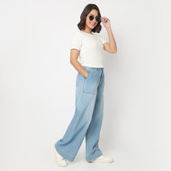 Cropped Side Ruched T-Shirt