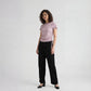 Polyester Spandex Solid Short Sleeve T-Shirt