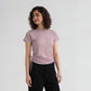 Polyester Spandex Solid Short Sleeve T-Shirt