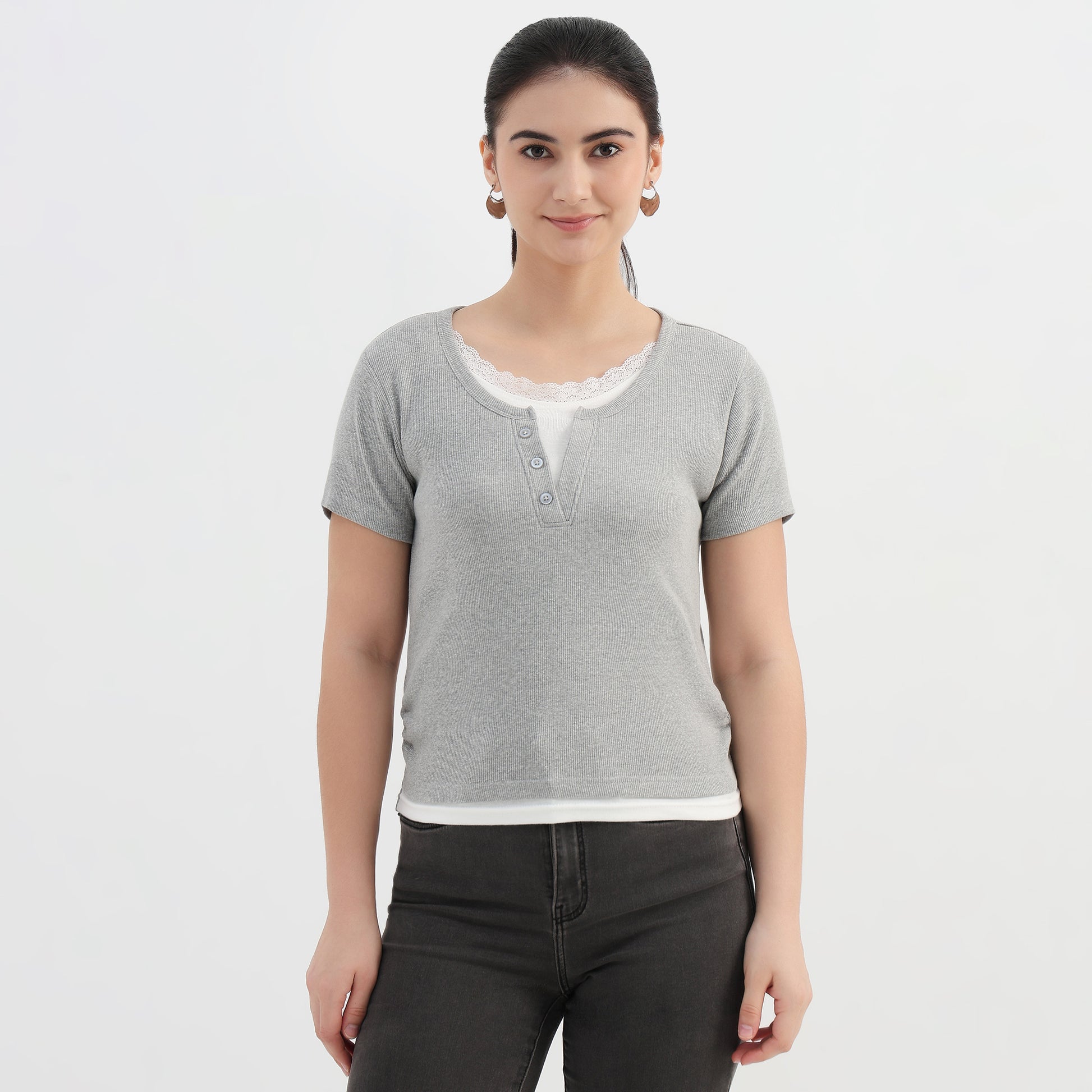 Solid Slim Fit T-Shirt