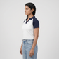 Solid Slim Fit Crop T-Shirt