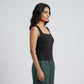 Knitted Solid Slim Fit T-Shirt