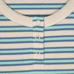 Knitted Striped Crop T-Shirt