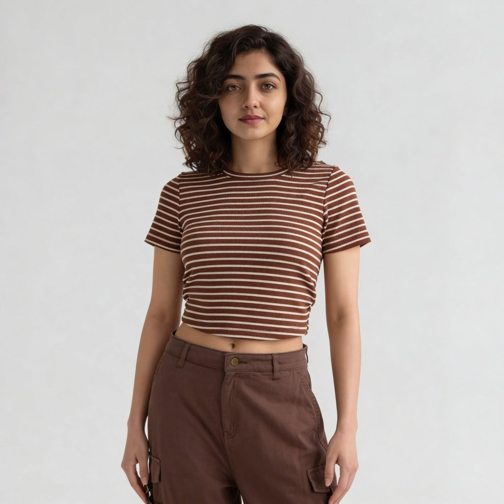 Striped Boxy T-Shirt