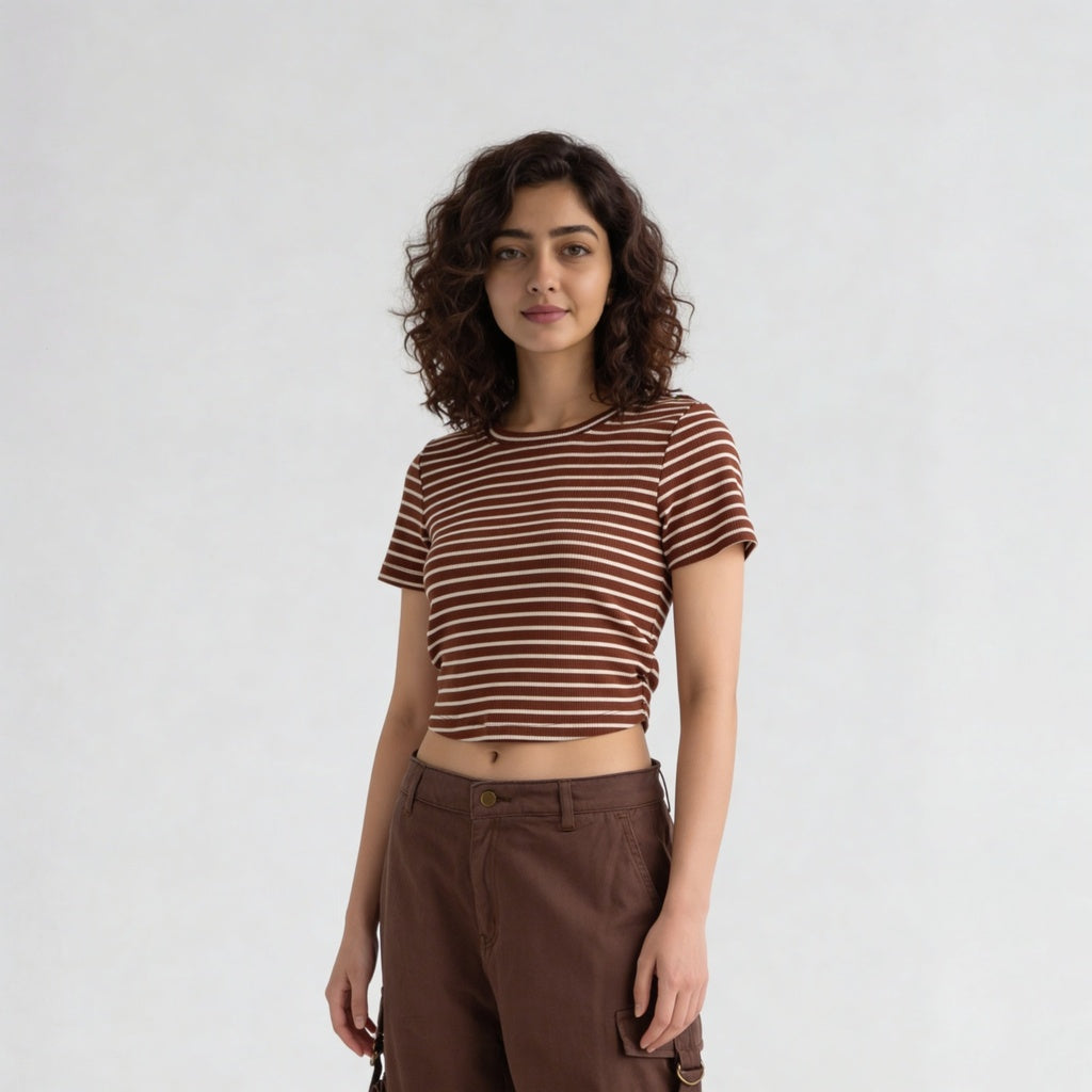 Striped Boxy T-Shirt