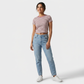 Striped Slim Fit Crop T-Shirt