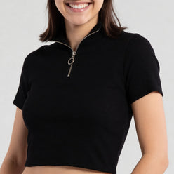 Cotton Polo Neck Slim Fit T-Shirt