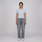 Slim Fit Solid Crop T-Shirt