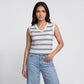 Striped Cropped Tank Top