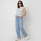 Striped Cropped Tank Top