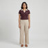 Knitted Crop Polo T-Shirt