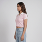 Knitted Crop Polo T-Shirt