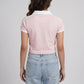 Knitted Crop Polo T-Shirt