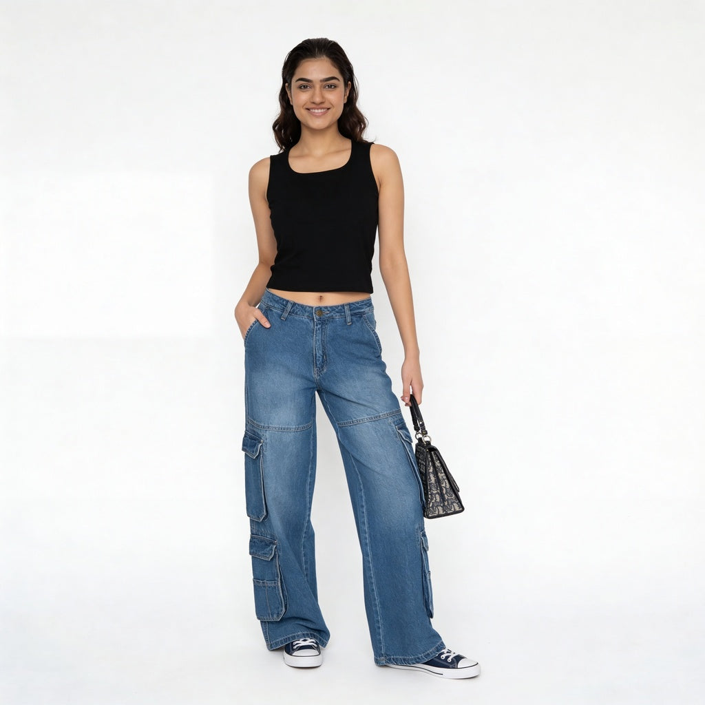 Slim Fit Solid Tank Top