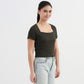 Slim Fit Crop T-Shirt
