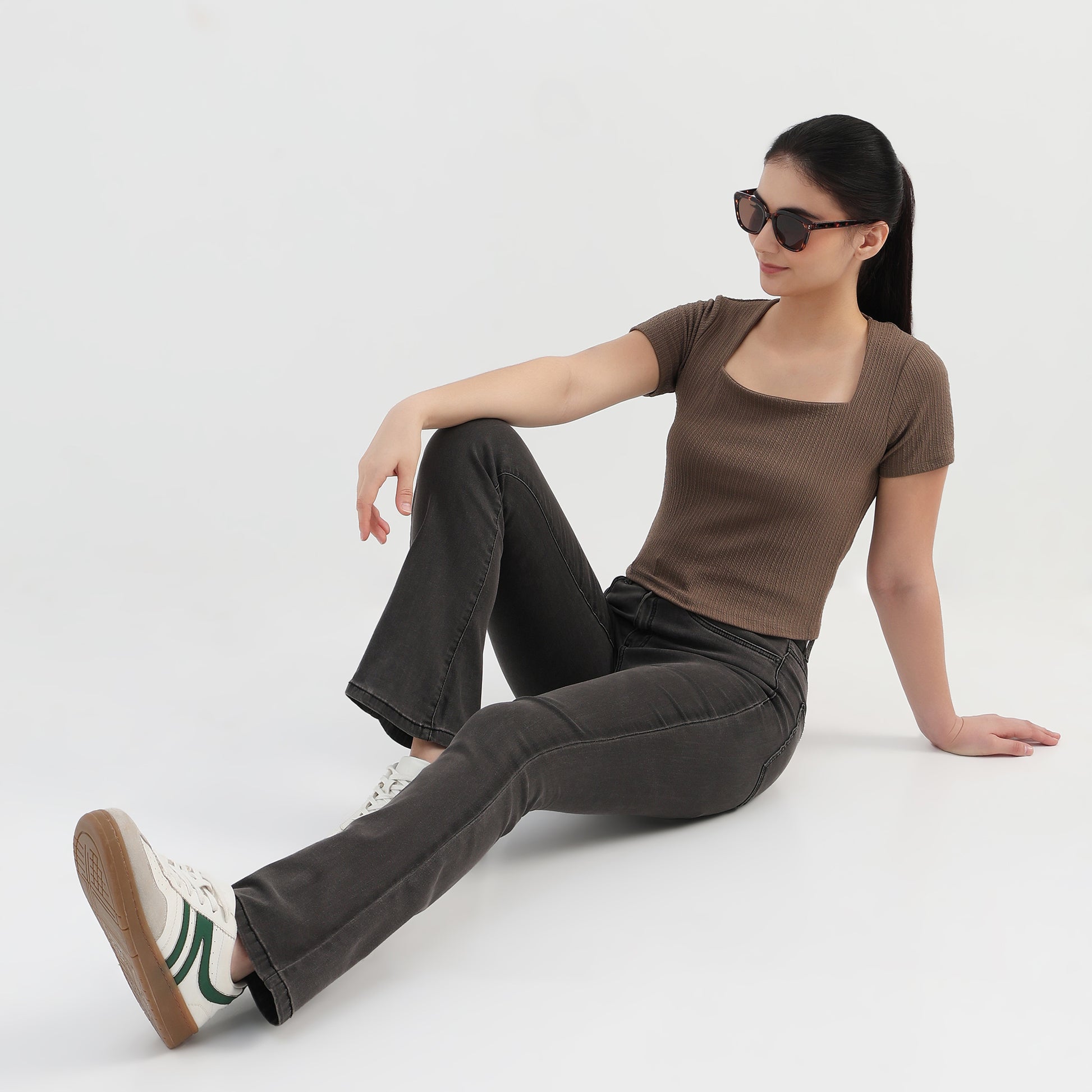 Slim Fit Crop T-Shirt