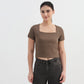 Slim Fit Crop T-Shirt