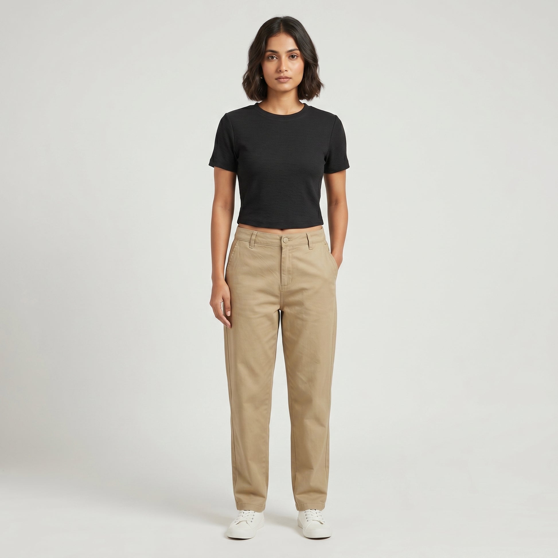 Slim Fit Crop T-Shirt