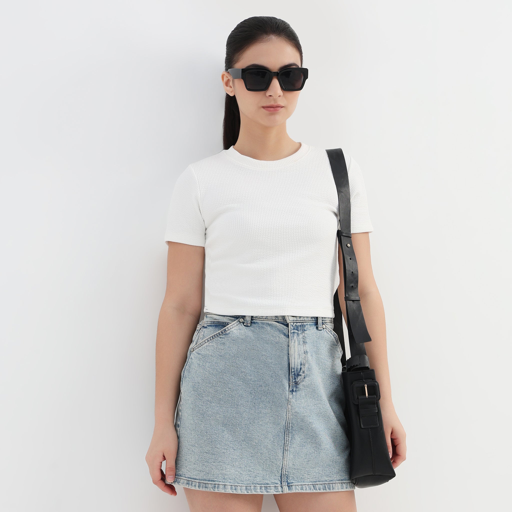 Slim Fit Crop T-Shirt