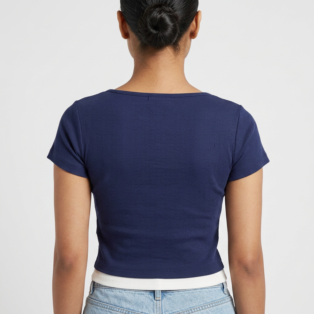 Slim Fit Cropped T-Shirt
