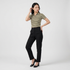 Striped Cropped Polo T-Shirt