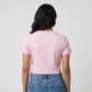 Printed Essential Tee with Chest Embroidery