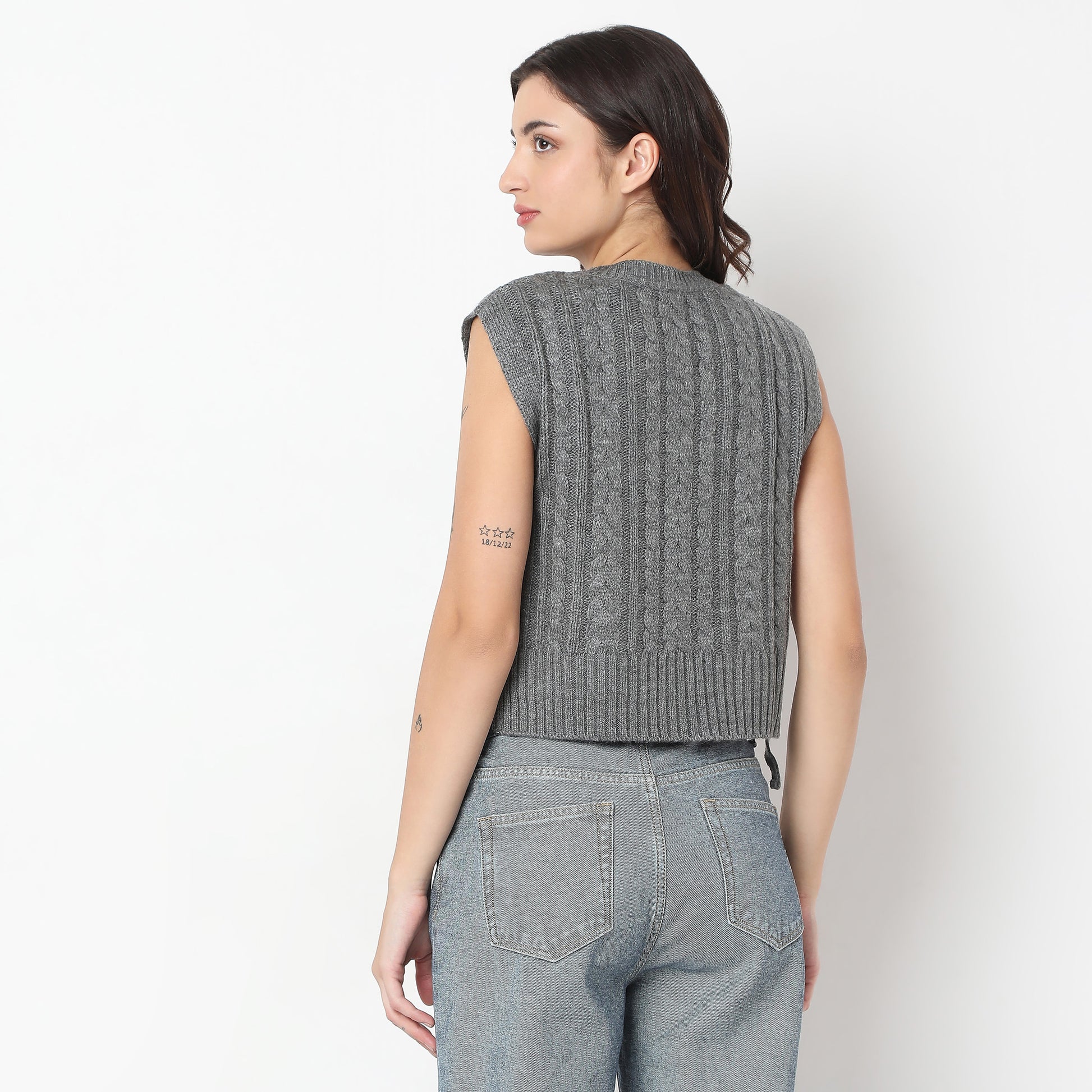 Regular Fit Solid Sweat Tees