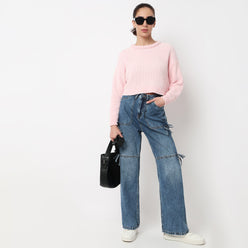 Full Sleeve Flatknit Top