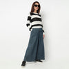 Striped Flatknit Top