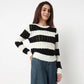 Striped Flatknit Top