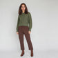 Solid Flatknit Full Sleeve Top