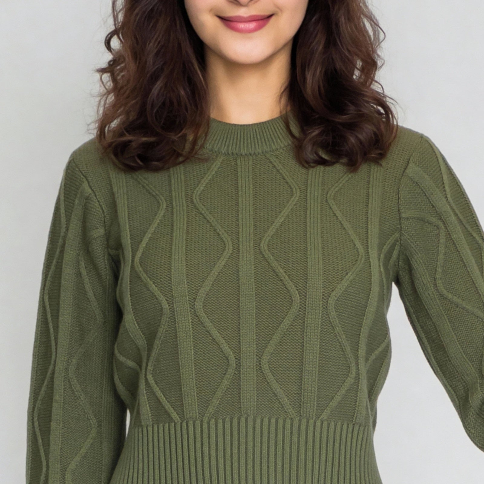 Solid Flatknit Full Sleeve Top