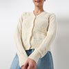 Flat Knit Ginger Snap Cardigan