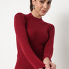 Turtle Neck Flat Knit Top