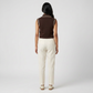 Solid Polo Neck Slim Sweater