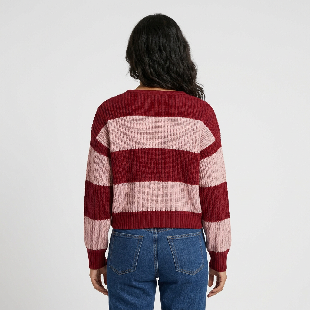 Stripes Flat Knit T-Shirt